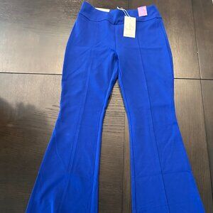 BRAND NEW Dear Scarlet Pull-On, Flare, Royal Blue Soft Knit Stretch Pants
